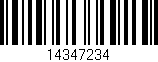 Código de barras (EAN, GTIN, SKU, ISBN): '14347234'
