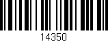 Código de barras (EAN, GTIN, SKU, ISBN): '14350'