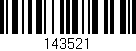 Código de barras (EAN, GTIN, SKU, ISBN): '143521'