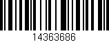 Código de barras (EAN, GTIN, SKU, ISBN): '14363686'