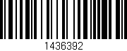 Código de barras (EAN, GTIN, SKU, ISBN): '1436392'
