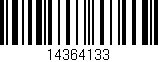 Código de barras (EAN, GTIN, SKU, ISBN): '14364133'