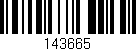 Código de barras (EAN, GTIN, SKU, ISBN): '143665'