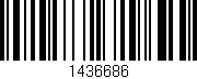 Código de barras (EAN, GTIN, SKU, ISBN): '1436686'