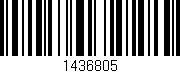 Código de barras (EAN, GTIN, SKU, ISBN): '1436805'