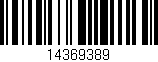 Código de barras (EAN, GTIN, SKU, ISBN): '14369389'