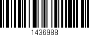 Código de barras (EAN, GTIN, SKU, ISBN): '1436988'