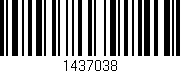 Código de barras (EAN, GTIN, SKU, ISBN): '1437038'