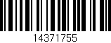 Código de barras (EAN, GTIN, SKU, ISBN): '14371755'
