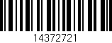 Código de barras (EAN, GTIN, SKU, ISBN): '14372721'