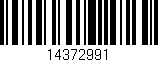 Código de barras (EAN, GTIN, SKU, ISBN): '14372991'