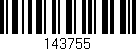 Código de barras (EAN, GTIN, SKU, ISBN): '143755'
