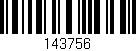Código de barras (EAN, GTIN, SKU, ISBN): '143756'