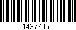 Código de barras (EAN, GTIN, SKU, ISBN): '14377055'