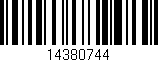 Código de barras (EAN, GTIN, SKU, ISBN): '14380744'