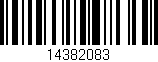 Código de barras (EAN, GTIN, SKU, ISBN): '14382083'