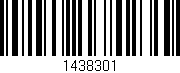 Código de barras (EAN, GTIN, SKU, ISBN): '1438301'