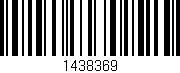 Código de barras (EAN, GTIN, SKU, ISBN): '1438369'