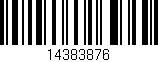 Código de barras (EAN, GTIN, SKU, ISBN): '14383876'