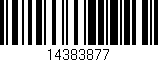 Código de barras (EAN, GTIN, SKU, ISBN): '14383877'