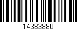 Código de barras (EAN, GTIN, SKU, ISBN): '14383880'