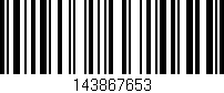 Código de barras (EAN, GTIN, SKU, ISBN): '143867653'