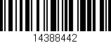 Código de barras (EAN, GTIN, SKU, ISBN): '14388442'