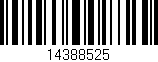 Código de barras (EAN, GTIN, SKU, ISBN): '14388525'
