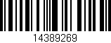 Código de barras (EAN, GTIN, SKU, ISBN): '14389269'