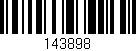 Código de barras (EAN, GTIN, SKU, ISBN): '143898'