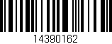 Código de barras (EAN, GTIN, SKU, ISBN): '14390162'