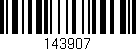 Código de barras (EAN, GTIN, SKU, ISBN): '143907'