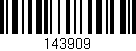 Código de barras (EAN, GTIN, SKU, ISBN): '143909'