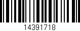 Código de barras (EAN, GTIN, SKU, ISBN): '14391718'