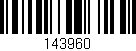 Código de barras (EAN, GTIN, SKU, ISBN): '143960'