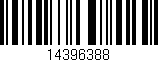 Código de barras (EAN, GTIN, SKU, ISBN): '14396388'