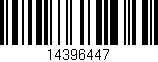 Código de barras (EAN, GTIN, SKU, ISBN): '14396447'