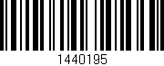 Código de barras (EAN, GTIN, SKU, ISBN): '1440195'