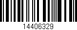 Código de barras (EAN, GTIN, SKU, ISBN): '14406329'