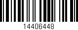 Código de barras (EAN, GTIN, SKU, ISBN): '14406448'