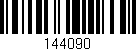Código de barras (EAN, GTIN, SKU, ISBN): '144090'