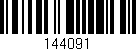 Código de barras (EAN, GTIN, SKU, ISBN): '144091'