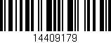 Código de barras (EAN, GTIN, SKU, ISBN): '14409179'