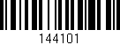 Código de barras (EAN, GTIN, SKU, ISBN): '144101'