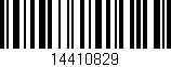 Código de barras (EAN, GTIN, SKU, ISBN): '14410829'