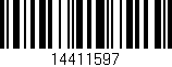 Código de barras (EAN, GTIN, SKU, ISBN): '14411597'