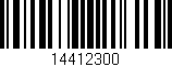 Código de barras (EAN, GTIN, SKU, ISBN): '14412300'