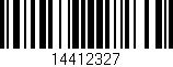 Código de barras (EAN, GTIN, SKU, ISBN): '14412327'