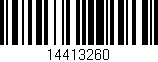 Código de barras (EAN, GTIN, SKU, ISBN): '14413260'