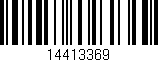 Código de barras (EAN, GTIN, SKU, ISBN): '14413369'